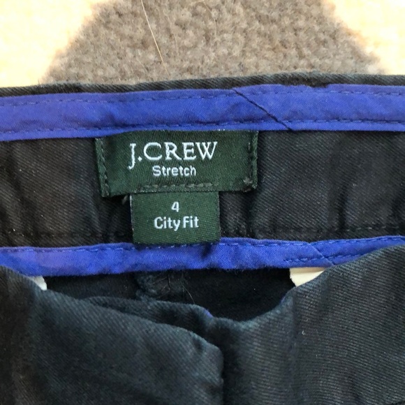 JCrew Cafe Capri City Fit, cropped pant size 4 - Picture 4 of 7